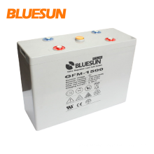 Bluesun deep long life high efficiency solar energy storage gel battery 2V1000Ah 1500Ah